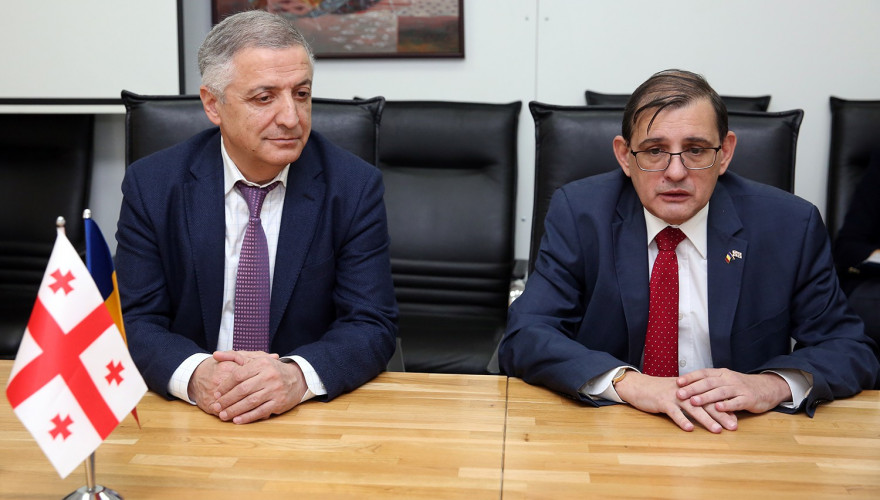 The meeting of Isko Dassen with the Ambassador of Romania