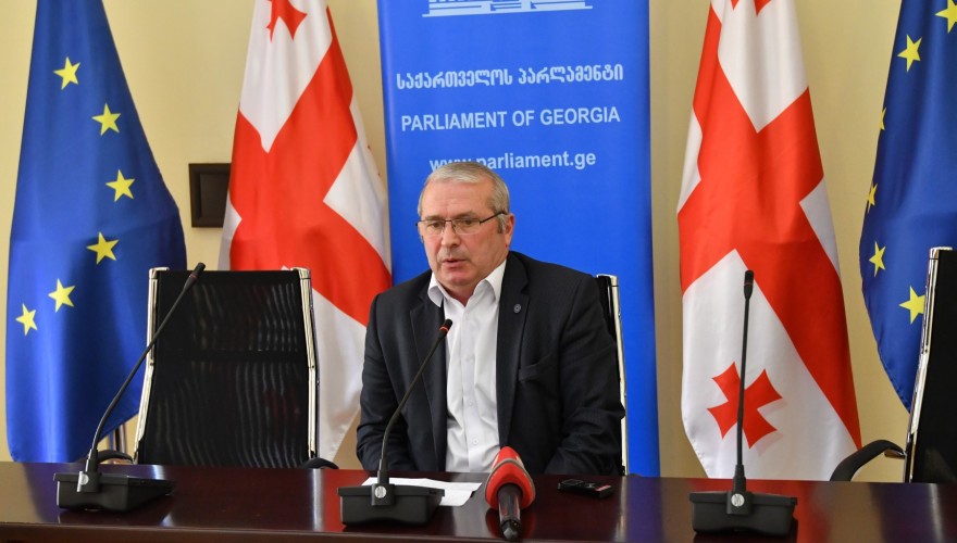პარლამენტის წევრის, კარლო კოპალიანის ბრიფინგი