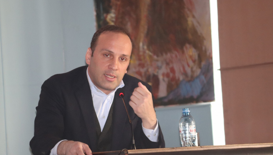 The Faction “Georgian Dream-for Powerful Georgia” member, Levan Gogichaishvili introduced the new legislative initiative to the Technical University students