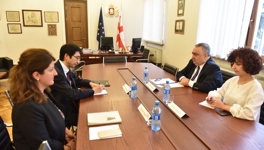ზვიად კვაჭანტირაძე ტომონორი ჰასეგავას შეხვდა
