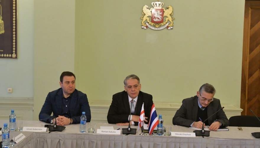 The meeting of Roman Kakulia with the Parliamentary Delegation of Thailand