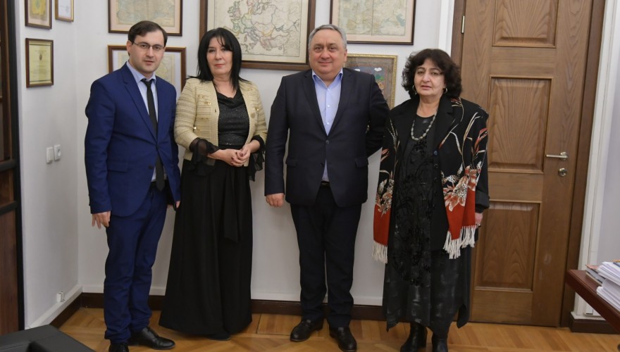 The meeting of Zviad Kvachantiradze with the founder of the Diaspora News Portal