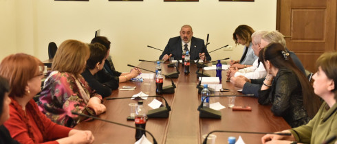 The meeting of Koba Kobaladze with School Directors of his Constituency N20