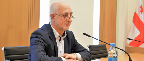 The meeting of Ilia Nakashidze with the Students’ Parliament members