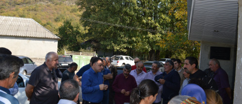 The meetings of Gogi Meshveliani in his Constituency