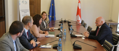 The meeting of Revaz Arveladze with the Deputy Minister of Energy of Lithuania