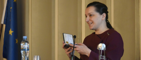 Mariam Jashi participating in the Jubilee dedicated to the 90th Anniversary of the Academician Tamaz Gamkrelidze