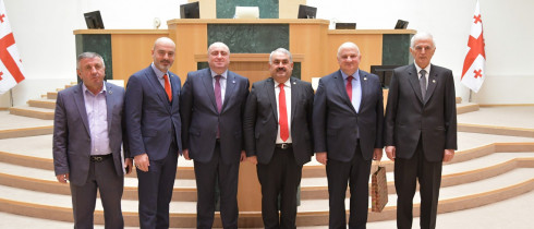 The meeting of Archil Khabadze with the Turkey-Georgia Friendship Group Members