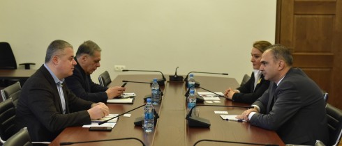 ოთარ დანელია და რომან კაკულია საერთაშორისო სავალუტო ფონდის მუდმივ წარმომადგენელს შეხვდნენ