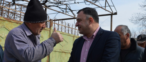 Gogi Meshveliani visited the Infrastructural Projects in his Constituency