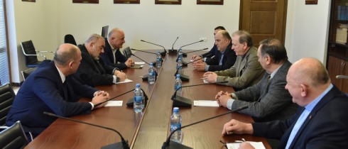 The meeting of Koba Kobaladze with the Delegation of the Reserve Officers of the Armed Forces of Poland