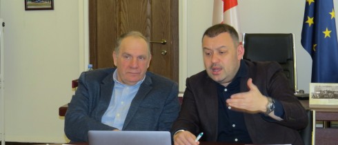Video Conference by Beka Odisharia and Givi Chichinadze with Georgian Embassies and Diasporas Abroad