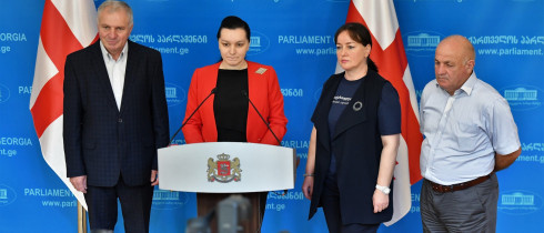 The Briefing by the Chair of the Faction “Our Georgia – Independent MPs”, Mariam Jashi concerning the new legislative initiative