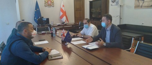 The meeting of Beka Odisharia and Givi Chichinadze with the Deputy Foreign Minister