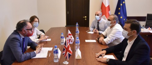 ლევან იოსელიანი და ალექსანდრე ელისაშვილი მარკ კლეიტონს შეხვდნენ