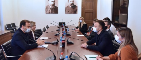 The meeting of Irakli Zarkua with the representatives of the Westminster Foundation for Democracy