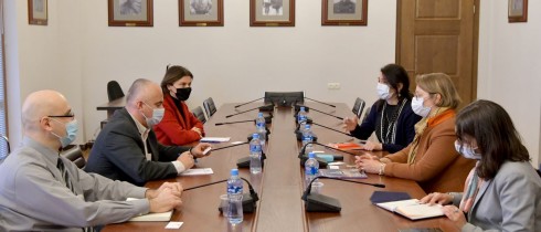 ვლადიმერ ჩაჩიბაია ნიდერლანდელ სამხედრო ექსპერტს შეხვდა