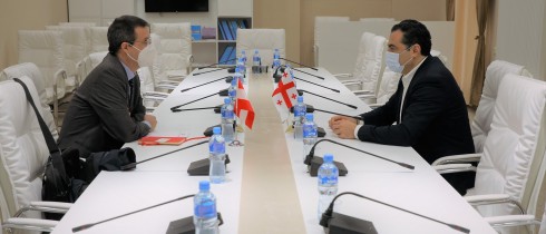 ალექსანდრე მოწერელია საქართველოში ავსტრიის რესპუბლიკის საგანგებო და სრულუფლებიან ელჩს შეხვდა