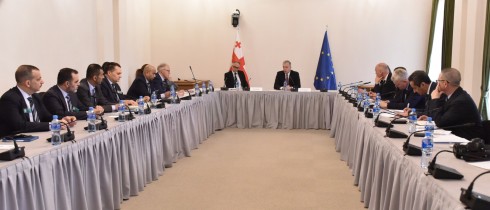გიორგი ხელაშვილი გაერთიანებული სამეფოს თავდაცვის კოლეჯის სტუდენტებს შეხვდა