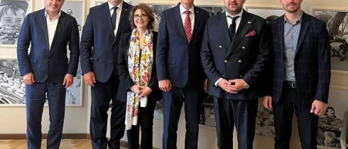 Meetings of Beka Odisharia, Eliso Bolkvadze, and Irakli Zarkua at Latvian Seimas