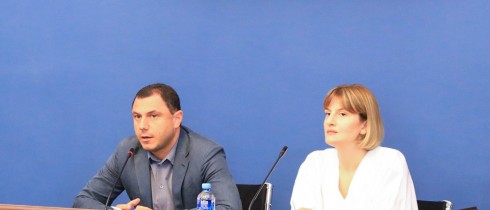 Meeting of Giorgi Amilakhvari and Khatuna Kvitsiani with the American Students in the US State Department of State Program