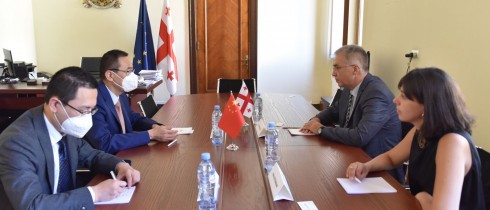 დავით სერგეენკო ჩინეთის სახალხო რესპუბლიკის ელჩს შეხვდა