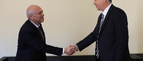 დავით სერგეენკო სომხეთის რესპუბლიკის ელჩს შეხვდა