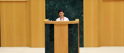 Parliament Hearing Vice-Prime Minister, Minister of Culture, Sports and Youth, Tea Tsulukiani