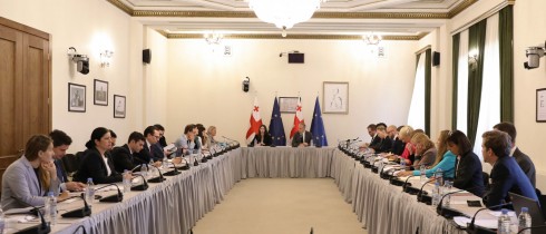 გიორგი ხელაშვილი ევროკავშირის საბჭოს აღმოსავლეთ ევროპისა და ცენტრალური აზიის სამუშაო ჯგუფის (COEST) წარმომადგენლებს შეხვდა