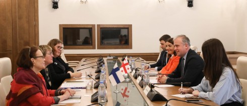 გიორგი ხელაშვილი და ნინო იობაშვილი ფინეთის საგარეო საქმეთა მინისტრის მოადგილეს შეხვდნენ