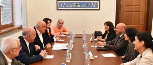 ირაკლი მეძმარიაშვილი გაეროს ბავშვთა ფონდის (Unicef) წარმომადგენლობის ხელმძღვანელს შეხვდა