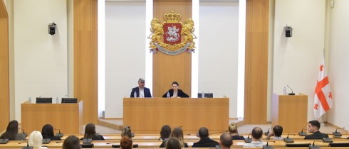 თამარ ჩარკვიანი სტუდენტური პარლამენტის წევრებს შეხვდა