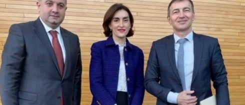 Meetings of Maka Botchorishvili and Irakli Chikovani in Strasbourg, EU Parliament