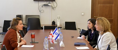 ხატია დეკანოიძე ისრაელის ელჩს საქართველოში, ჰადას მეიცადს შეხვდა