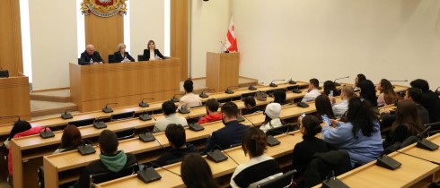 ეკა სეფაშვილი სტუდენტური პარლამენტის წევრებს შეხვდა