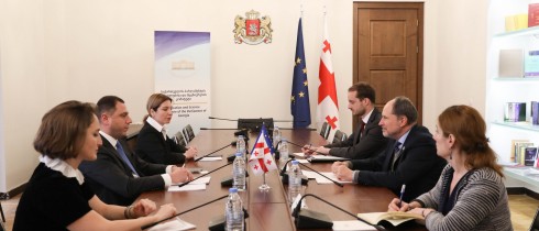 Meeting of Giorgi Amilakhvari with Pawel Herczynski on Major Directions of Education and Science Committee