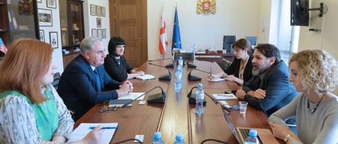 ირაკლი კოვზანაძე USAID-ის წარმომადგენლებს შეხვდა