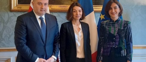 მაკა ბოჭორიშვილი და ირაკლი ჩიქოვანი საფრანგეთში სამუშაო ვიზიტით იმყოფებიან