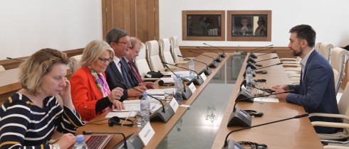 ჰერმან საბო ევროპის საბჭოს საპარლამენტო ასამბლეის მონიტორინგის კომიტეტის წევრებს შეხვდა