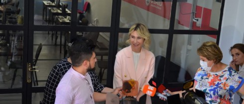 Meeting of Nino Tsilosani, Rima Beradze, and Irma Zavradashvili in Telavi