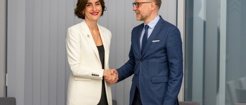 მაკა ბოჭორიშვილი და ლევან ქარუმიძე ლატვიაში კოლეგებს შეხვდნენ