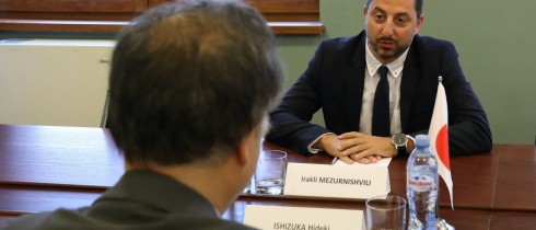 Meeting of Irakli Mezurnishvili with the Ambassador of Japan