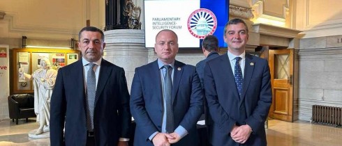 Irakli Beraia and Aleksandre Tabatadze Participating in Parliamentary Intelligence-Security in London