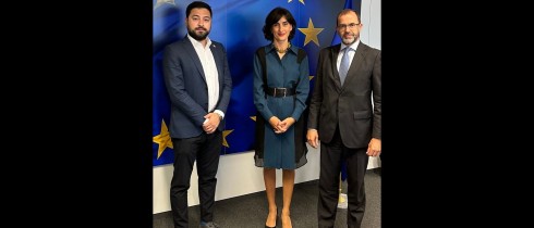 მაკა ბოჭორიშვილი და ლევან ქარუმიძე ბრიუსელში შეხვედრებს მართავენ