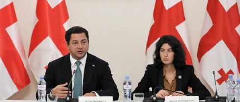 არჩილ თალაკვაძე და სალომე ქურასბედიანი გერმანიის უსაფრთხოების პოლიტიკის ფედერალური აკადემიის (BAKS) დელეგაციის წევრებს შეხვდნენ