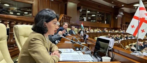 Salome Kurasbediani Participating in Conference Held in Chisinau
