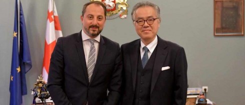 Meeting of Irakli Mezurnishvili with Ambassador of Japan