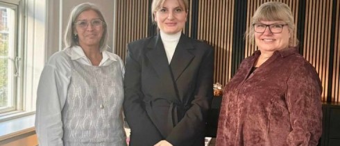 ბაია კვიციანი კოპენჰაგენის სპეციალურ სკოლას ეწვია