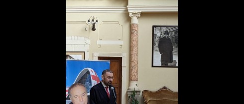 ბექა ოდიშარია წიგნის „ჰეიდარ ალიევი და საქართველო“ პრეზენტაციას დაესწრო