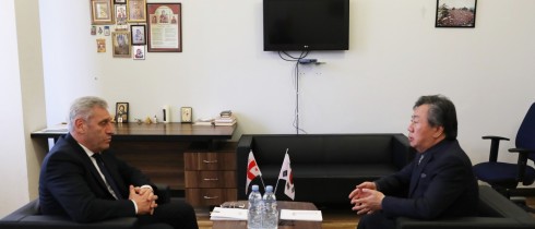 Meeting of Shota Khabareli with the Charge d’Affaires of the Republic of Korea, Kim Tong Op